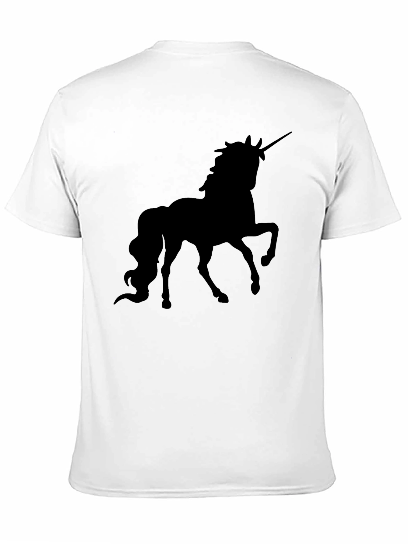 Unicorn Silhouette Black T-Shirt