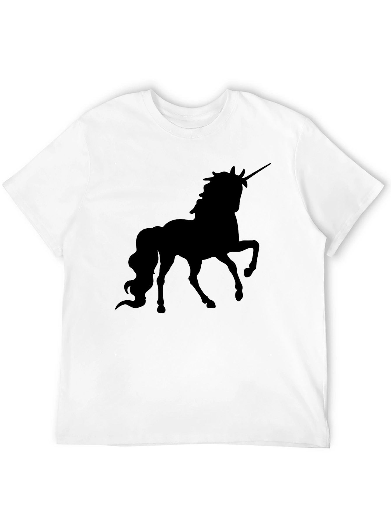 Unicorn Silhouette Black T-Shirt