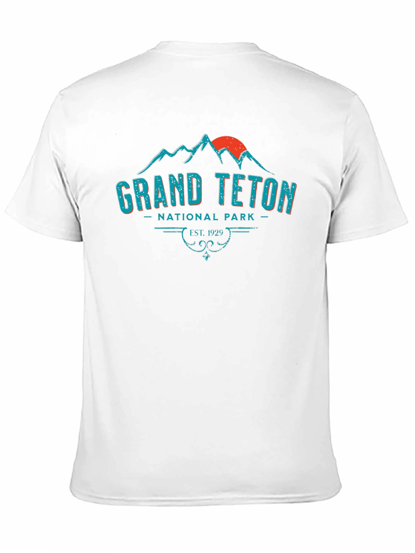 Grand Teton National Park Black Tee