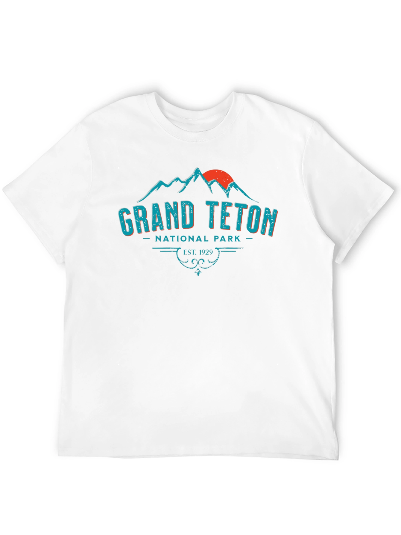 Grand Teton National Park Black Tee