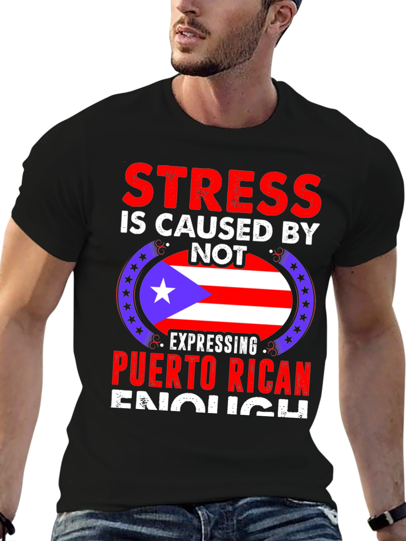 Puerto Rican Pride T-Shirt - Stress Relief