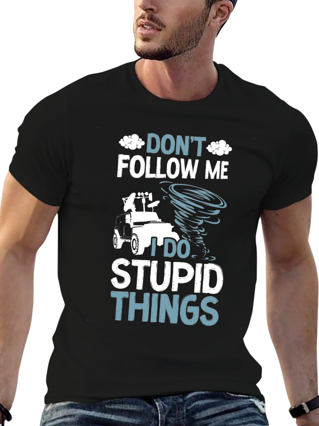 Funny Graphic Tee - Dont Follow Me