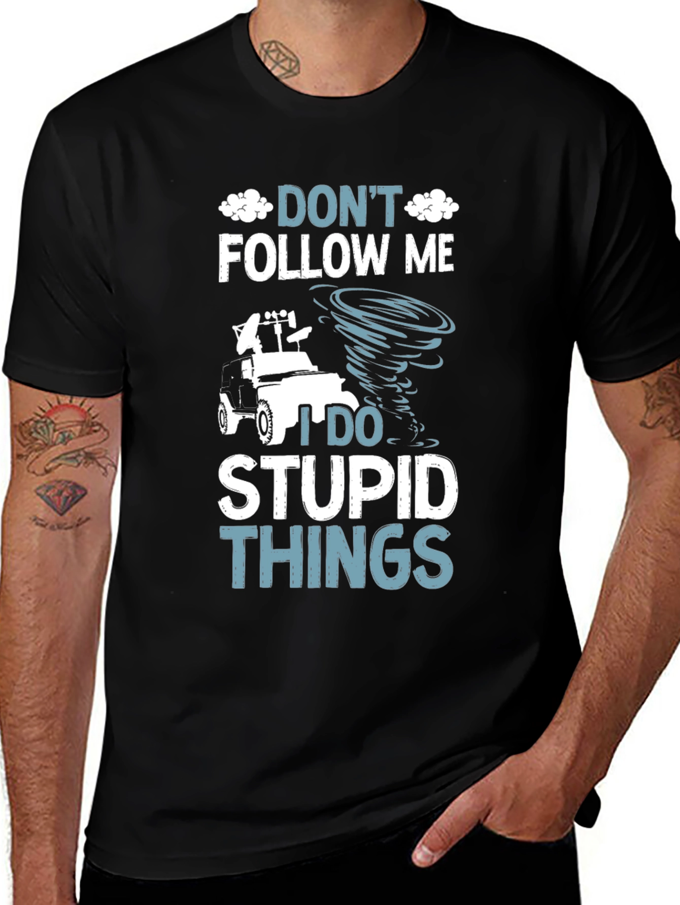 Funny Graphic Tee - Dont Follow Me