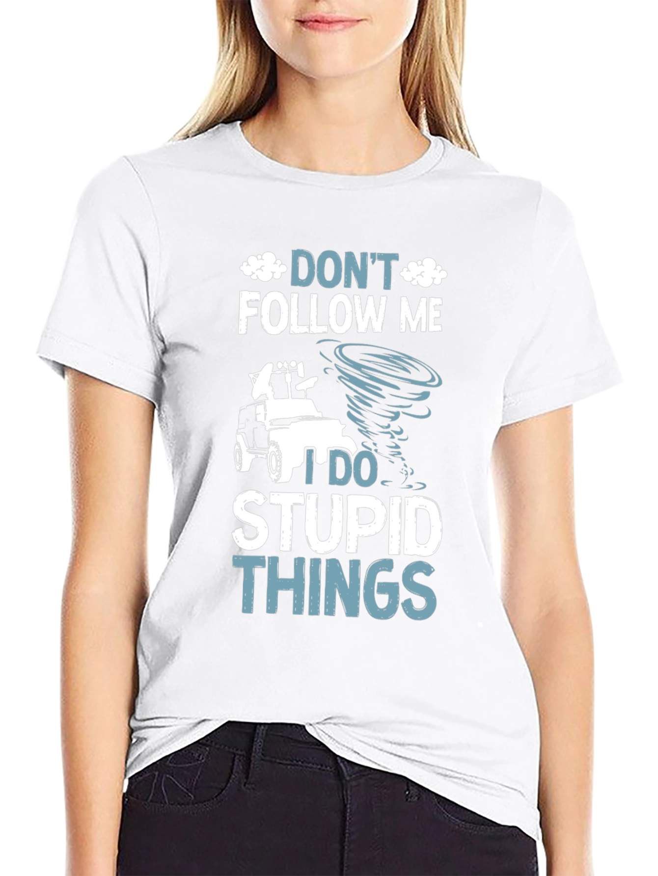 Funny Graphic Tee - Dont Follow Me