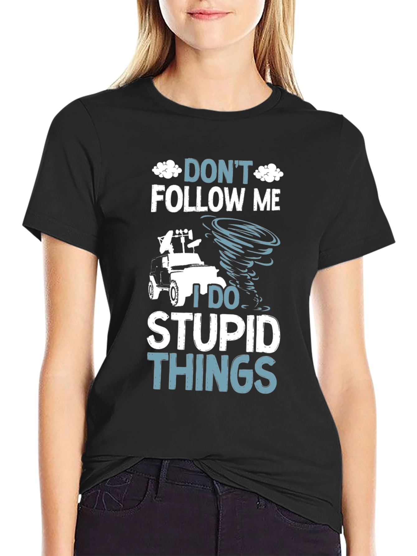Funny Graphic Tee - Dont Follow Me
