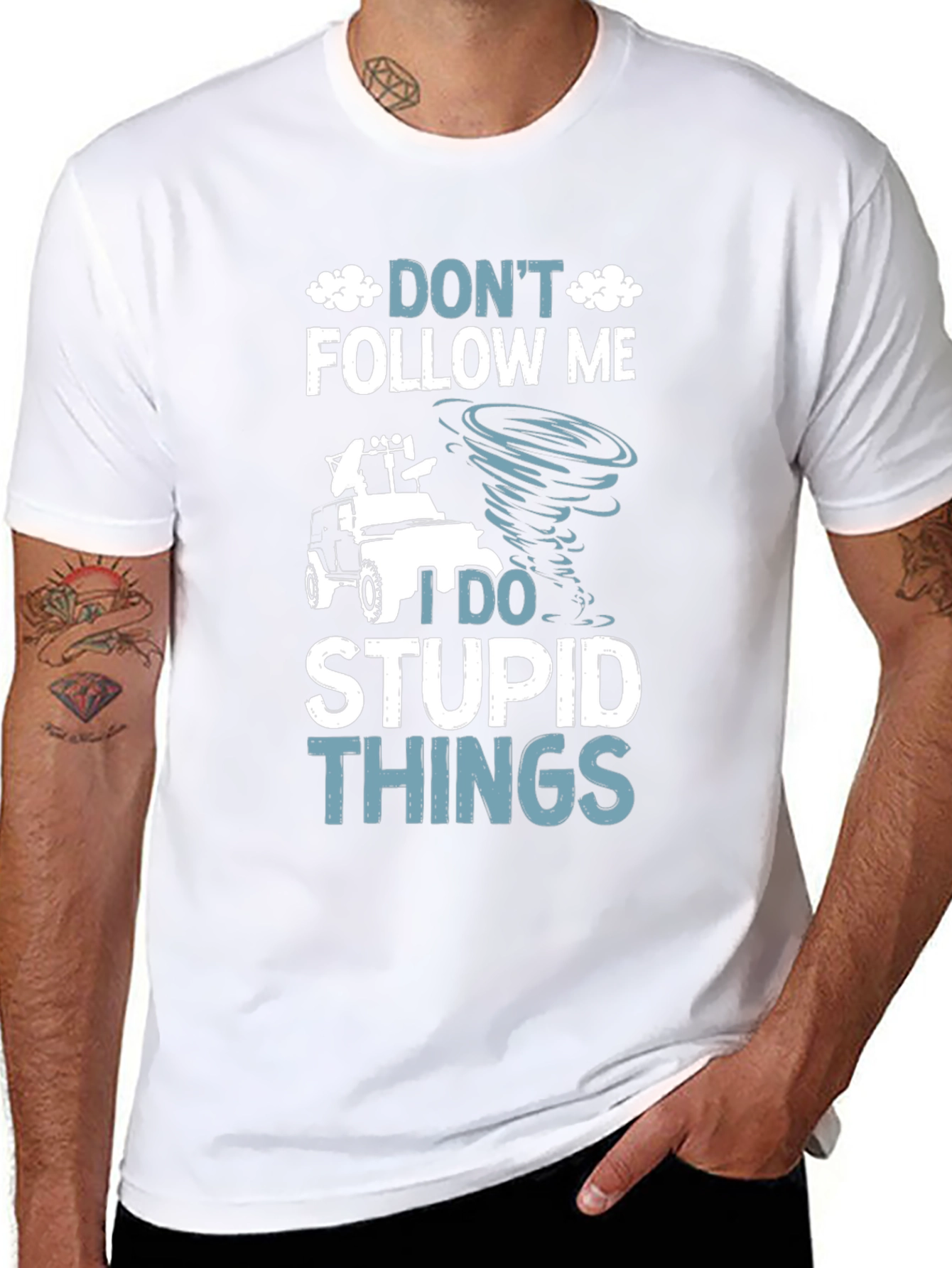 Funny Graphic Tee - Dont Follow Me