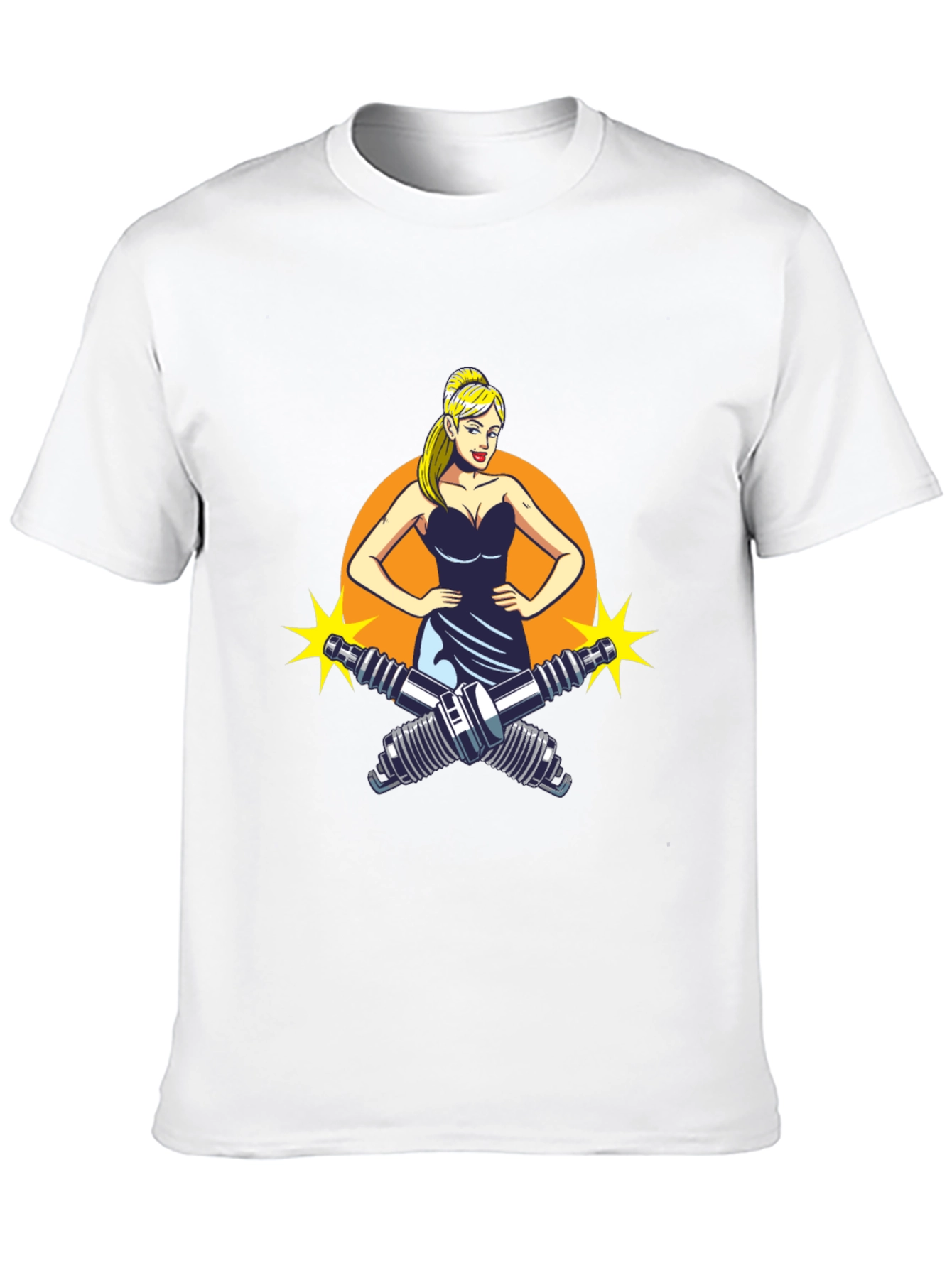 Cool Mechanic Girl T-Shirt