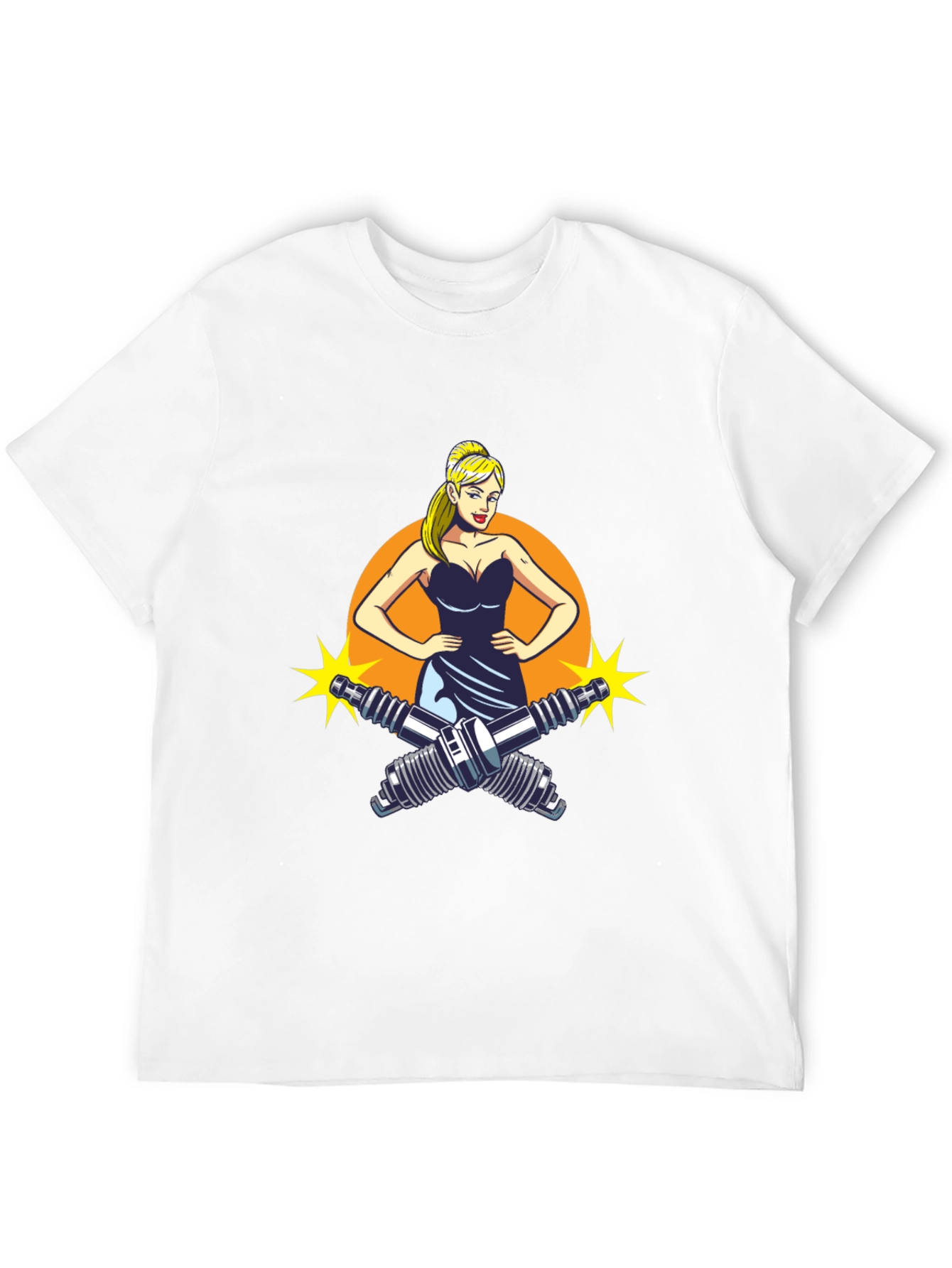 Cool Mechanic Girl T-Shirt