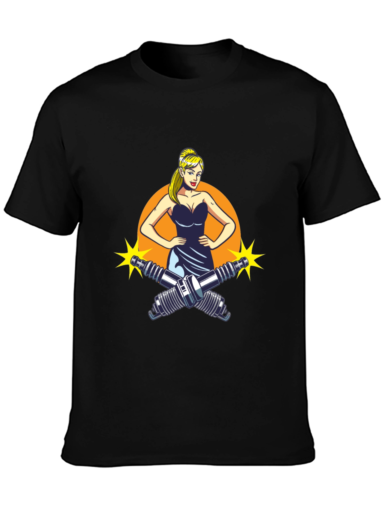 Cool Mechanic Girl T-Shirt
