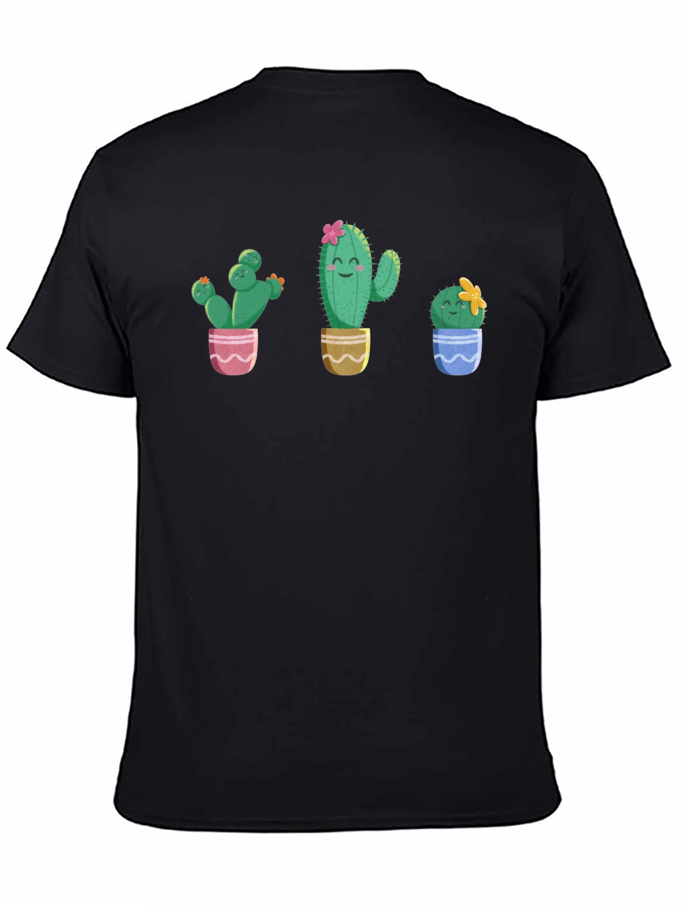 Cute Cactus Plant Graphic T-Shirt