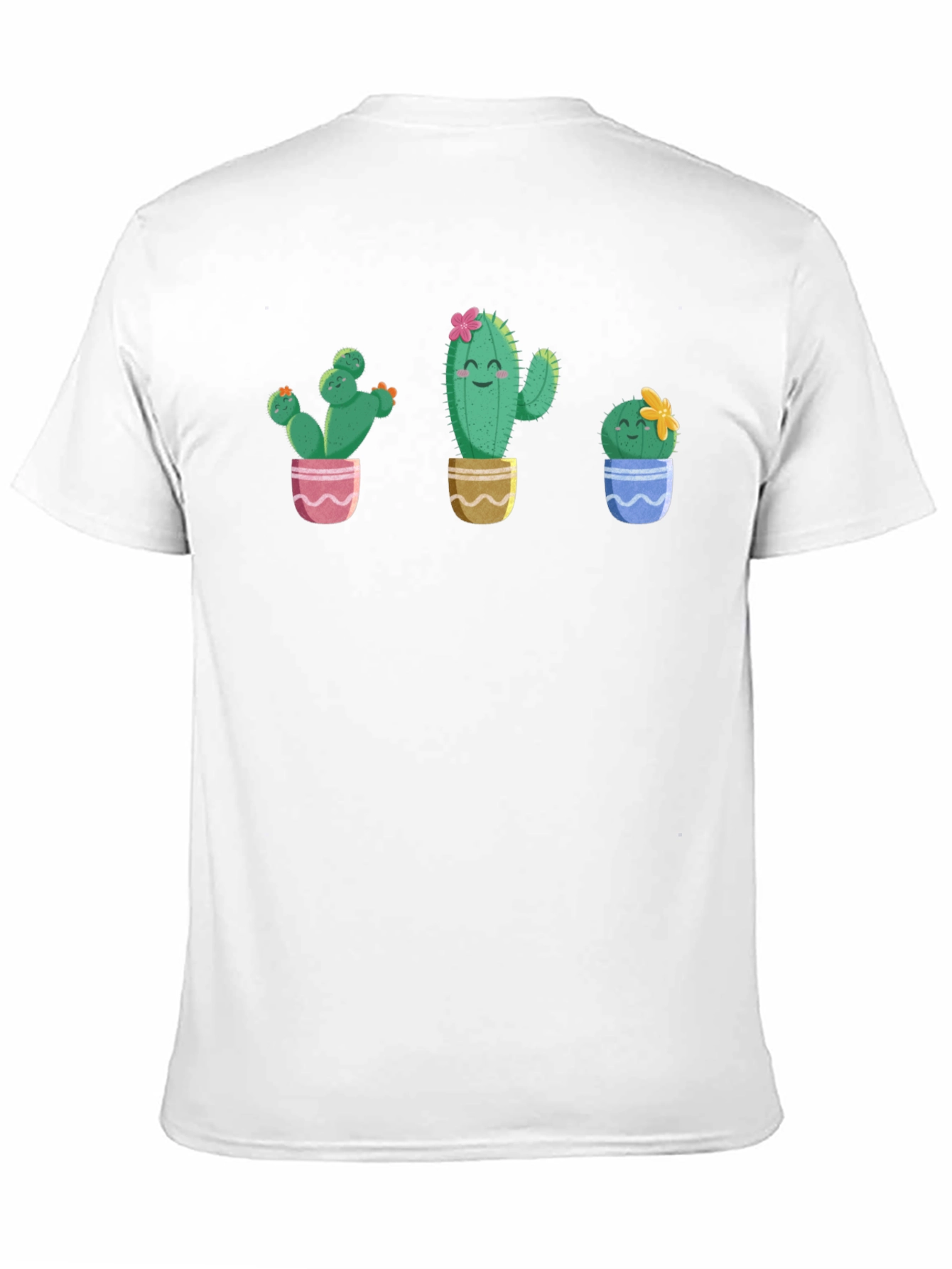 Cute Cactus Plant Graphic T-Shirt