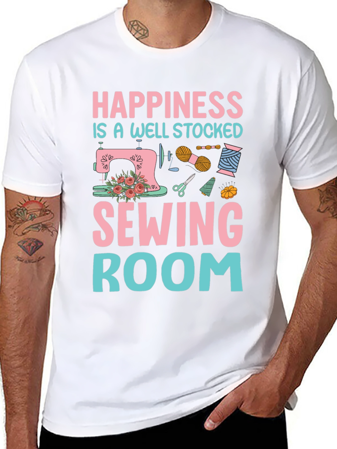 Sewing Room Happiness Graphic Tee