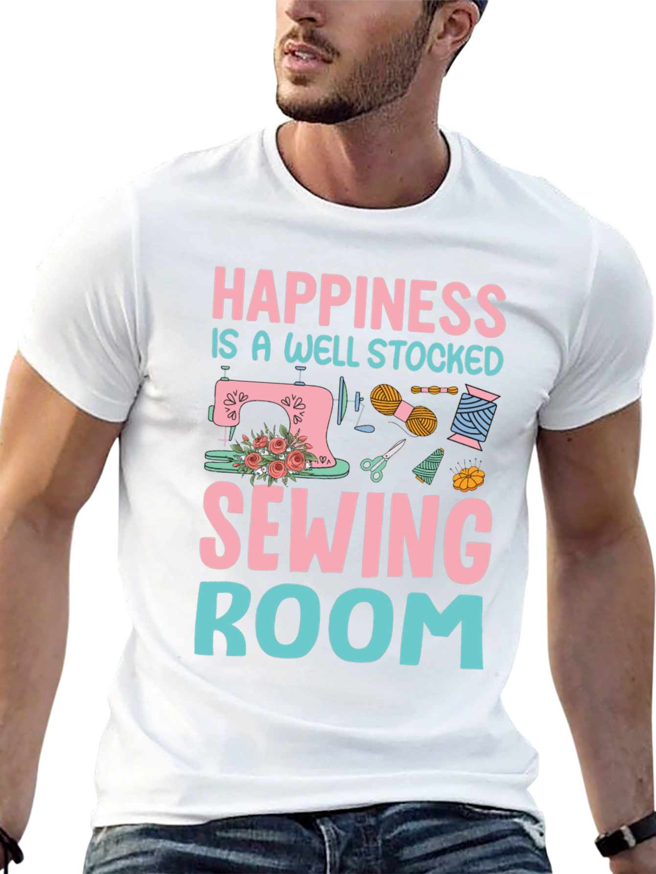 Sewing Room Happiness Graphic Tee