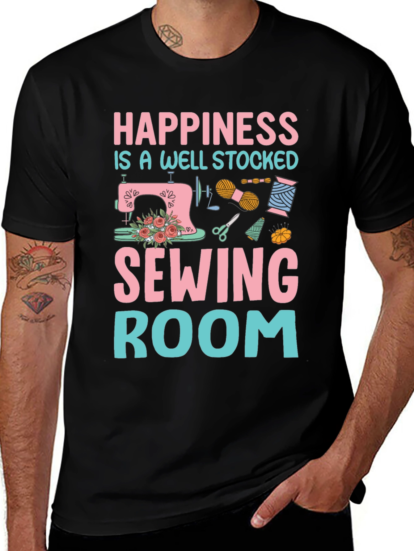 Sewing Room Happiness Graphic Tee