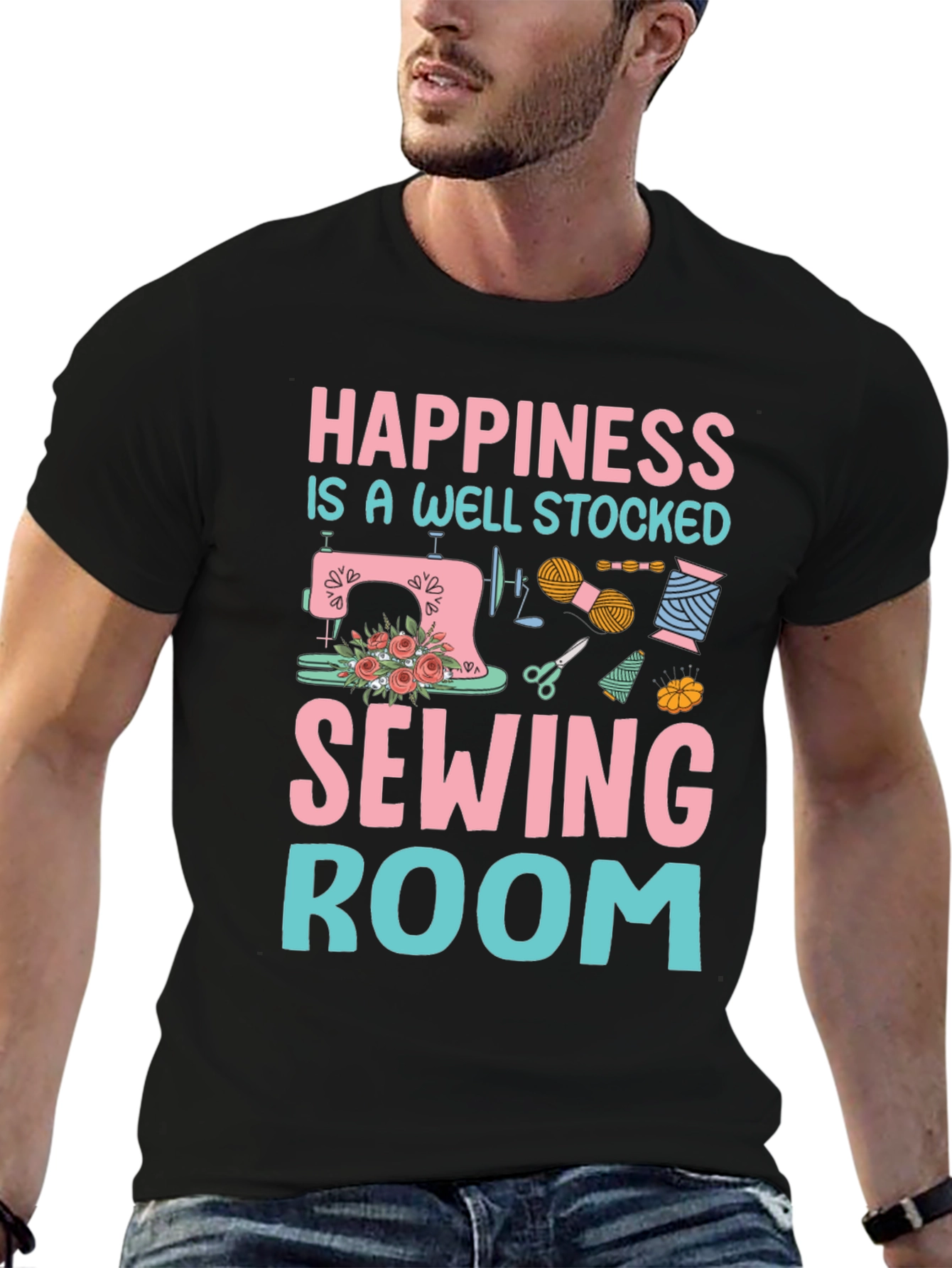 Sewing Room Happiness Graphic Tee