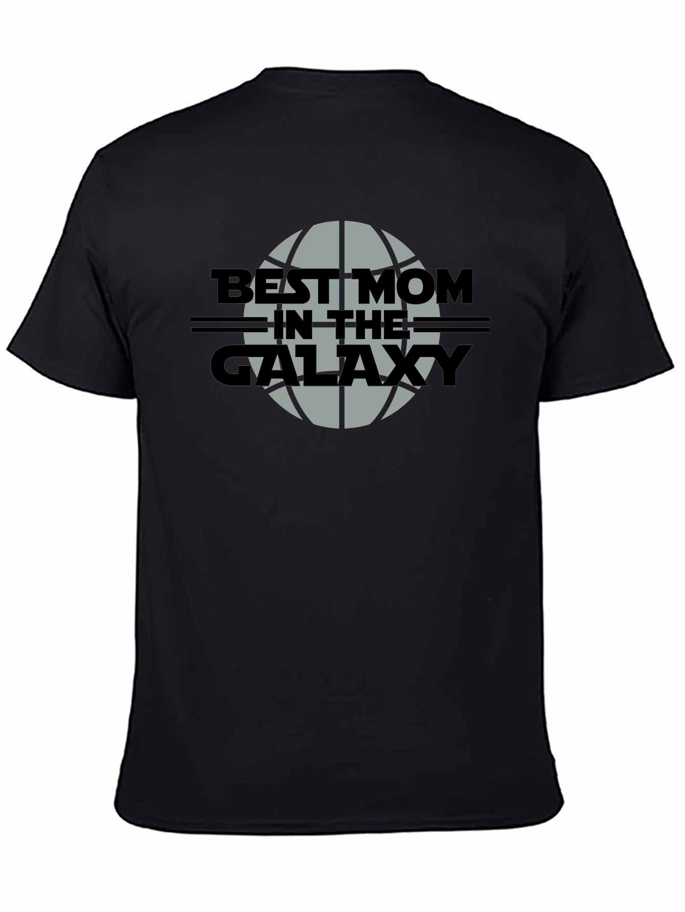 Best Mom in the Galaxy Black T-Shirt