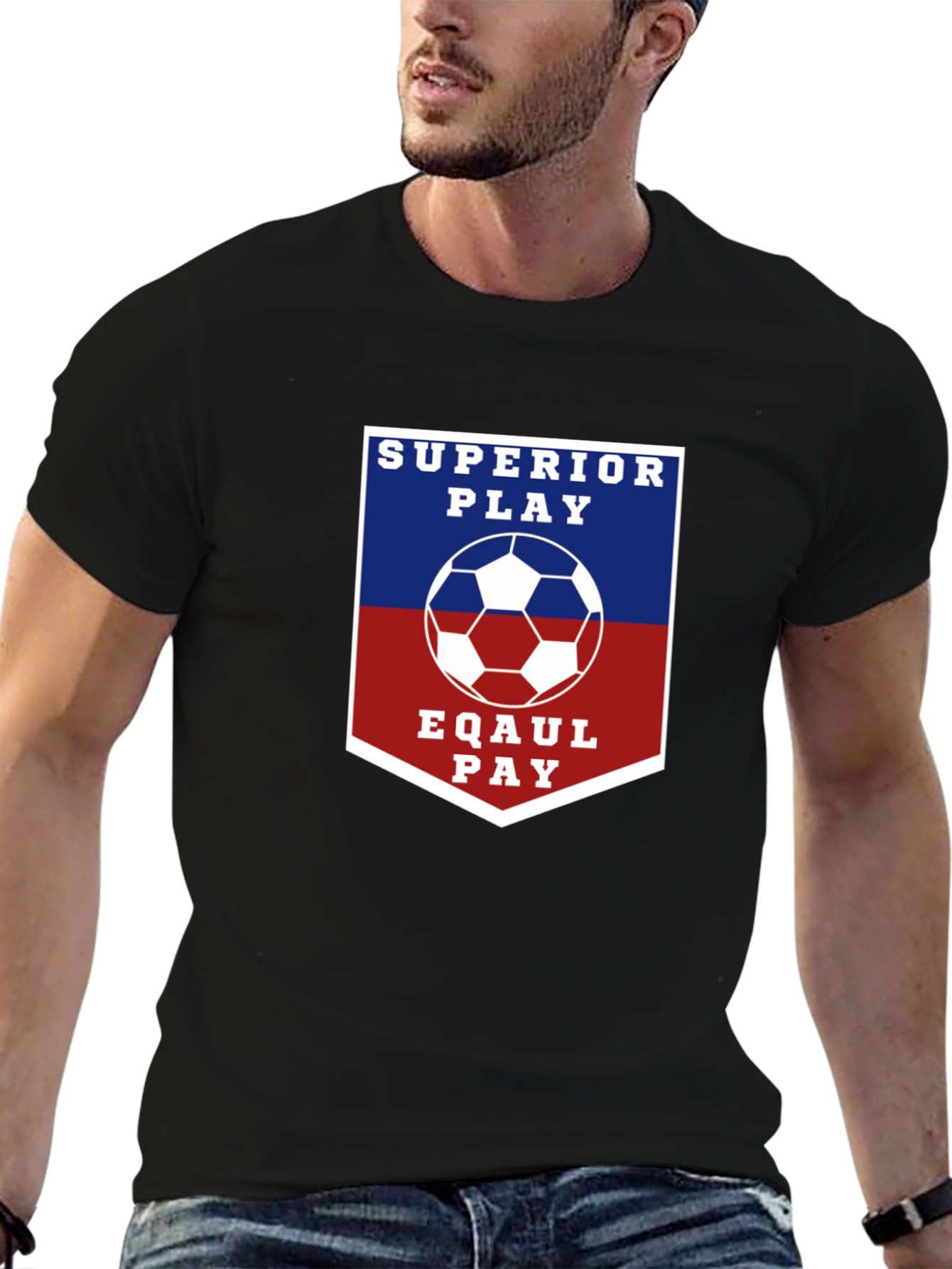 Superior Play Eqaul Pay Soccer T-Shirt
