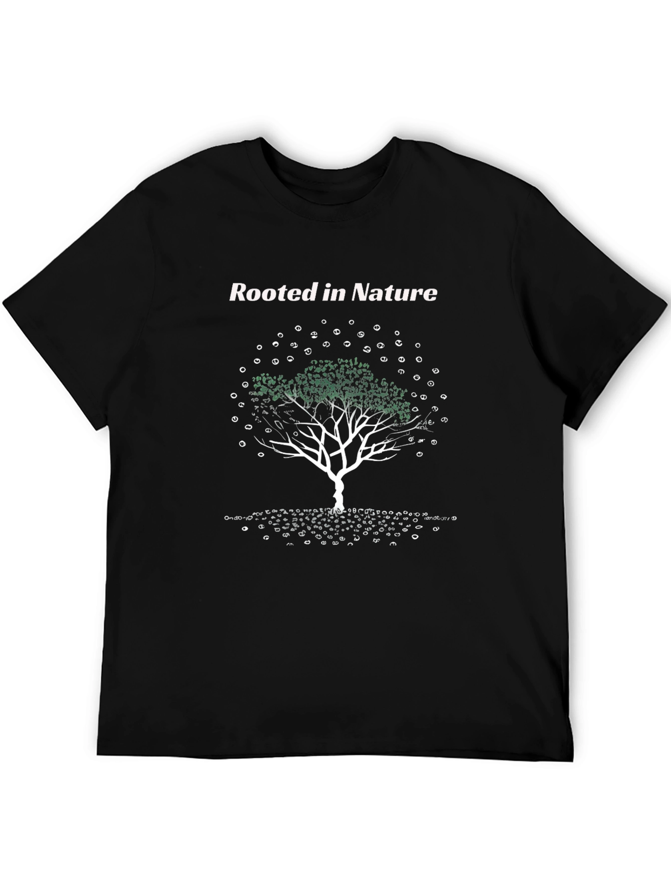 Rooted in Nature Graphic Tee - Unisex Black T-Shirt