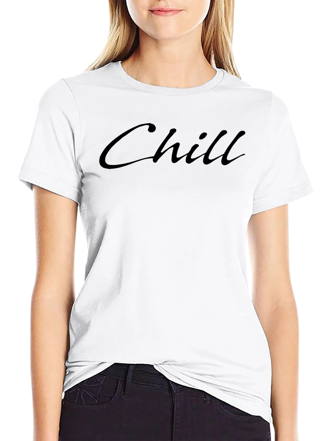 Chill Black Graphic T-Shirt