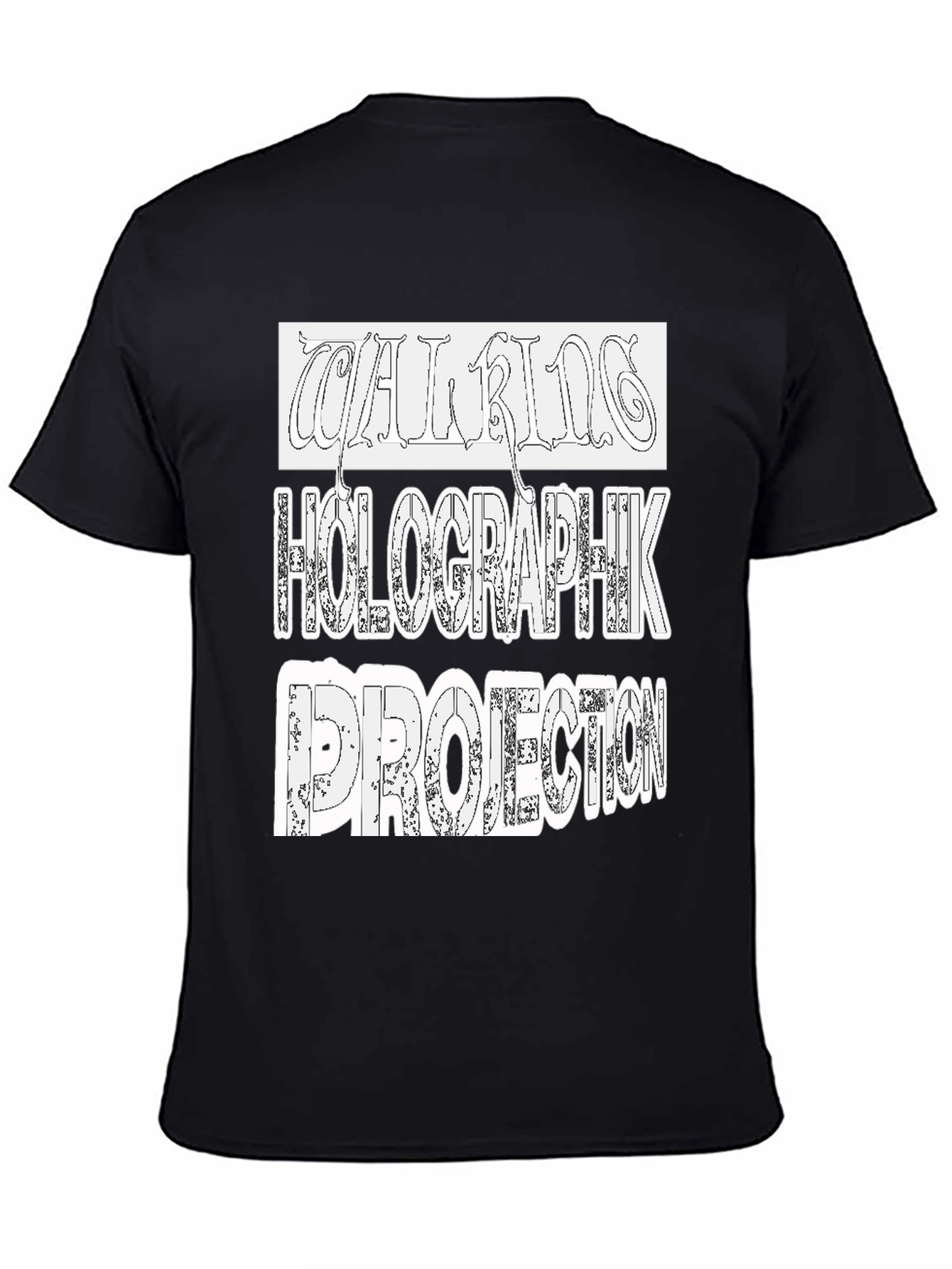 Holographik Projection Black T-Shirt