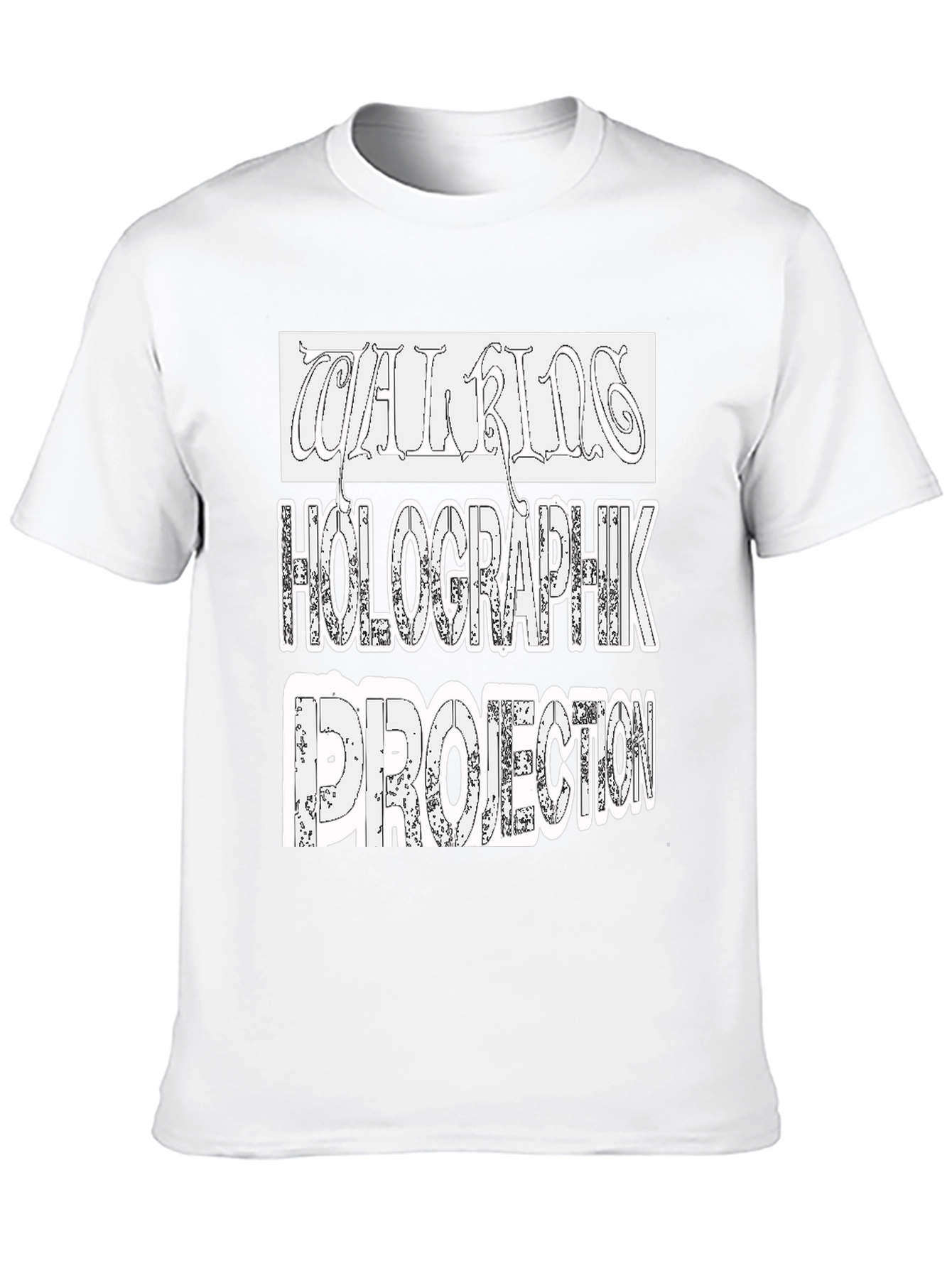 Holographik Projection Black T-Shirt
