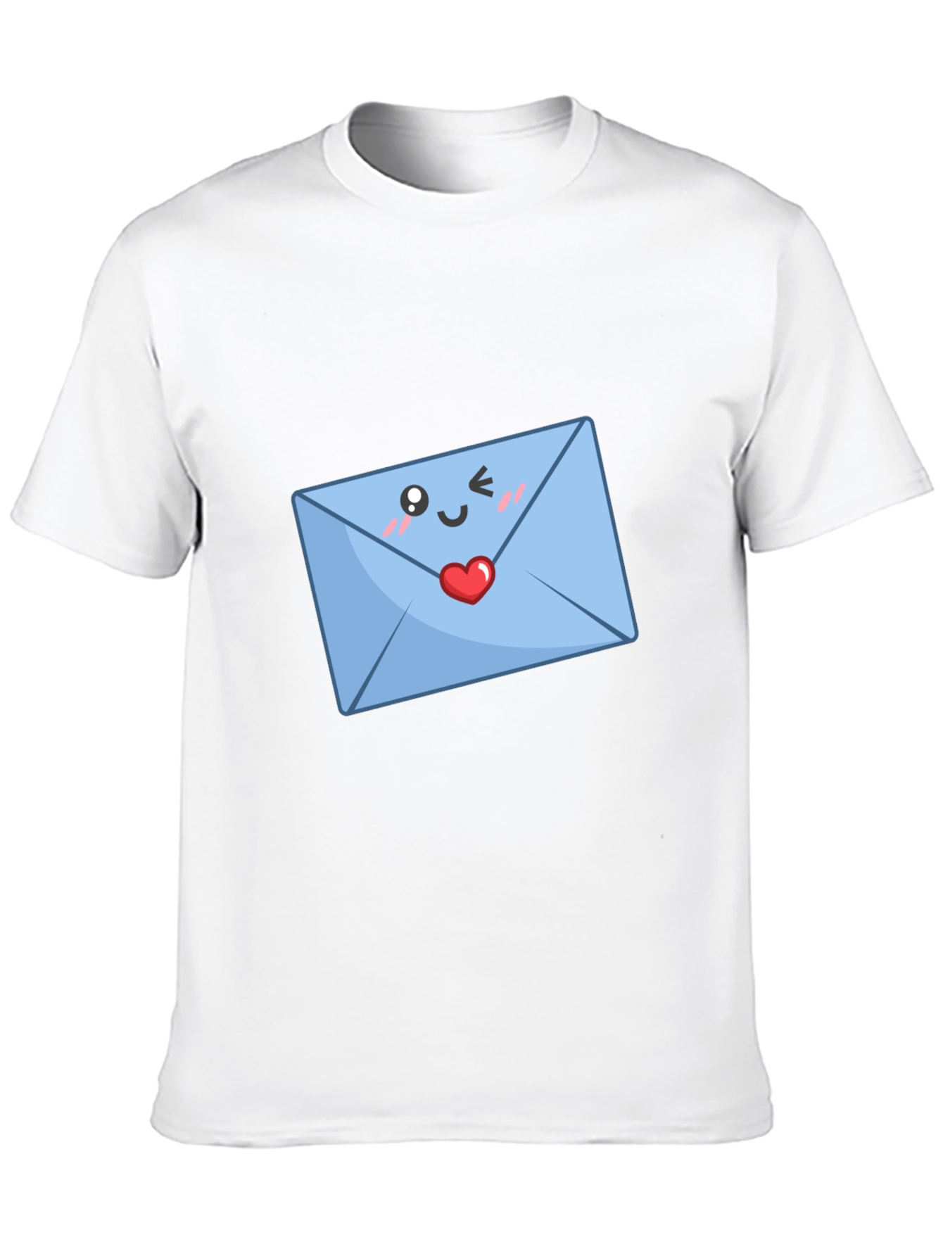 Cute Love Letter T-Shirt - Black