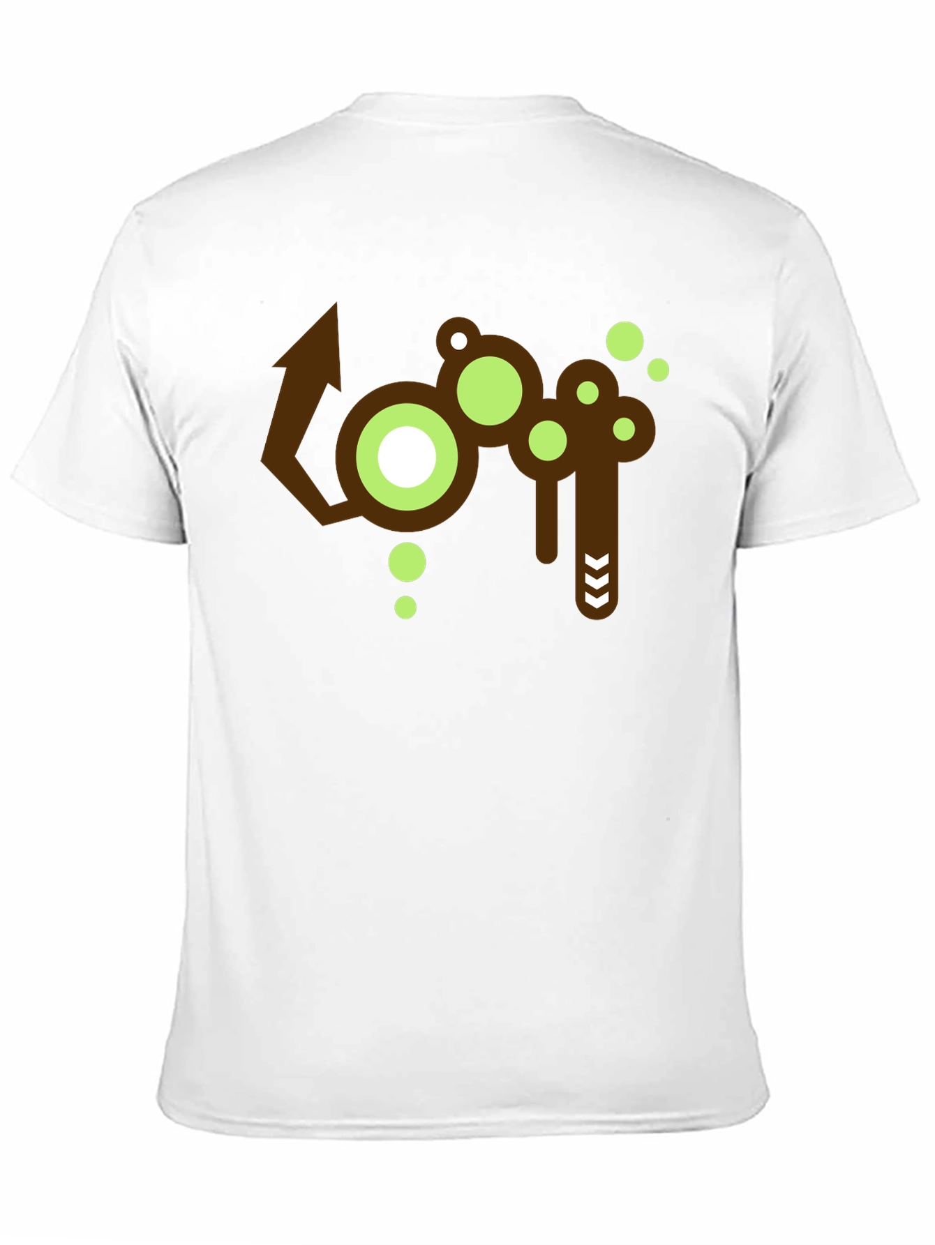 Abstract Graphic Print Crew Neck T-Shirt