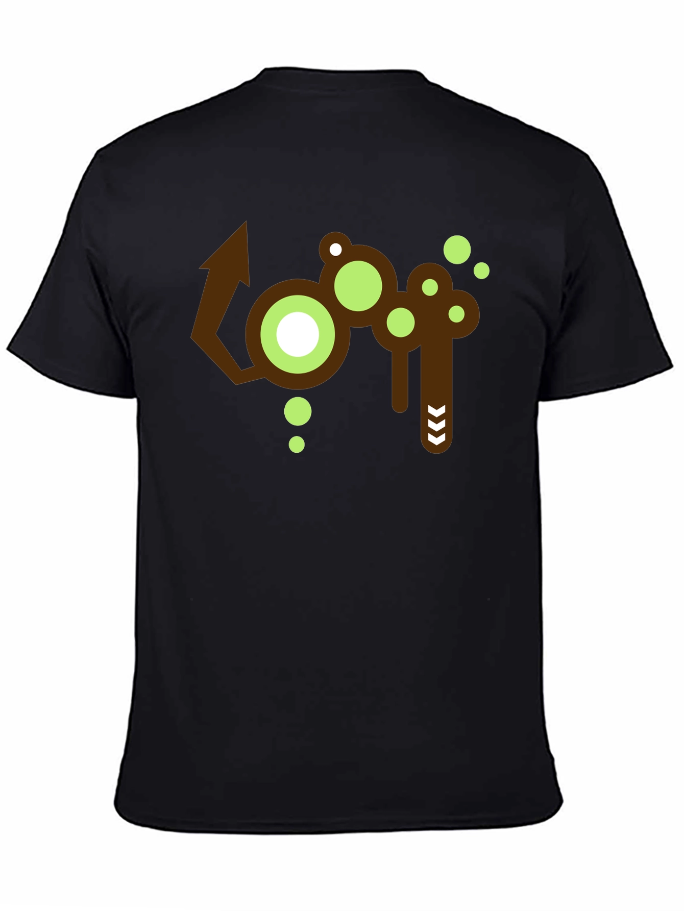 Abstract Graphic Print Crew Neck T-Shirt