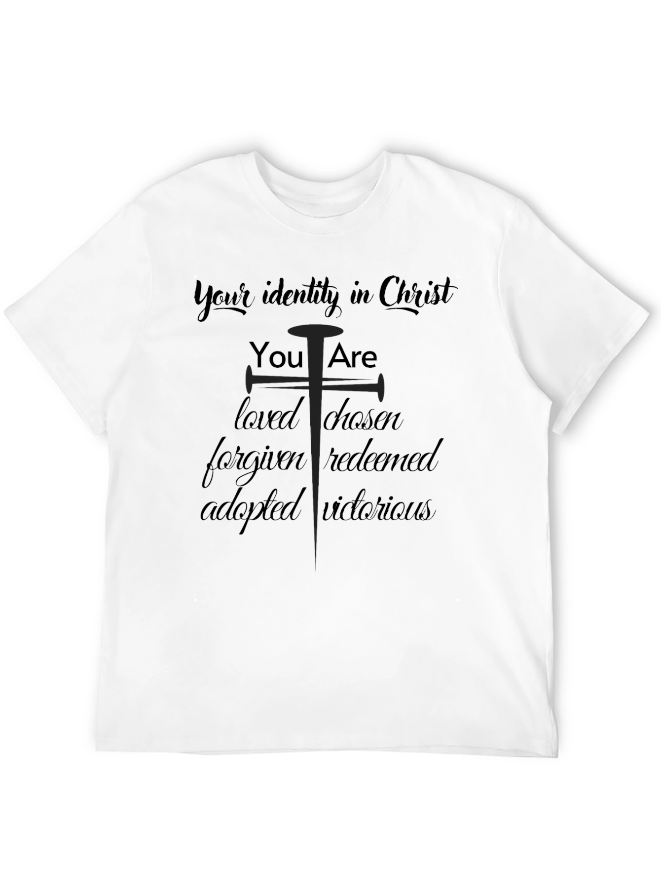 Identity in Christ T-Shirt - Religious Apparel