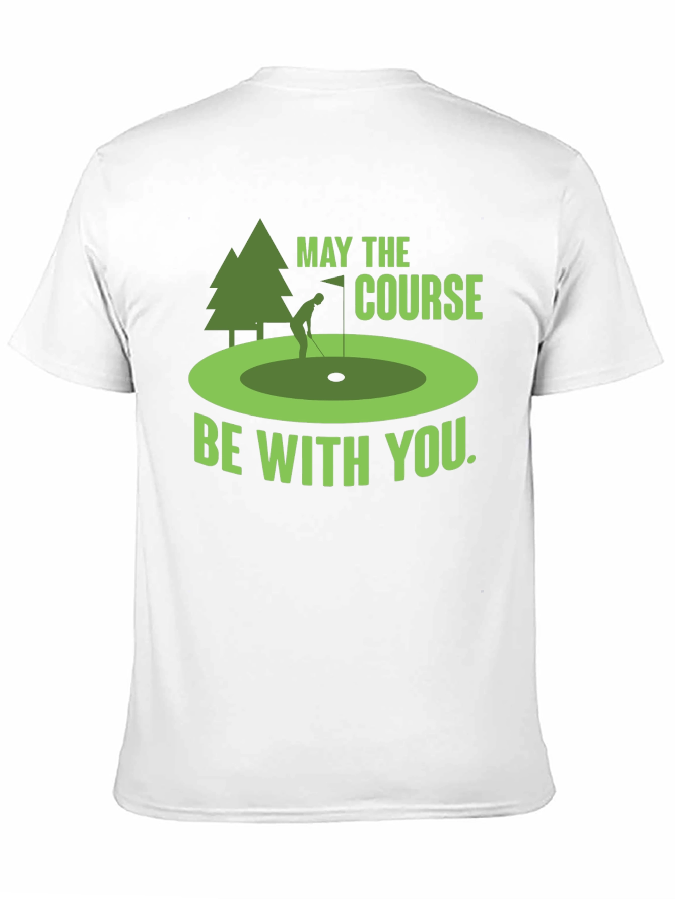 Funny Golf T-Shirt: May The Course Be With You
