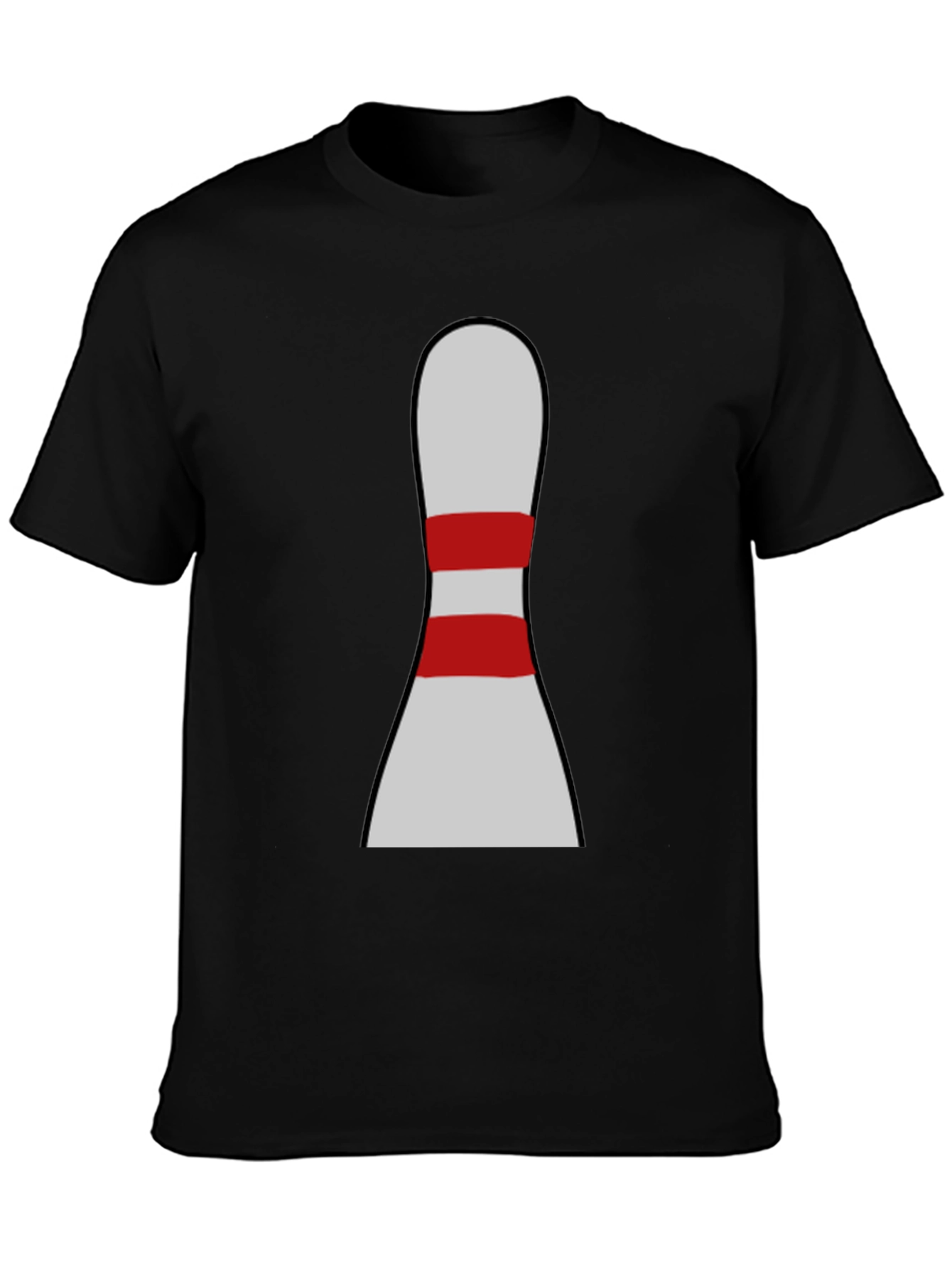 Bowling Pin Graphic Tee - Strike a Style!