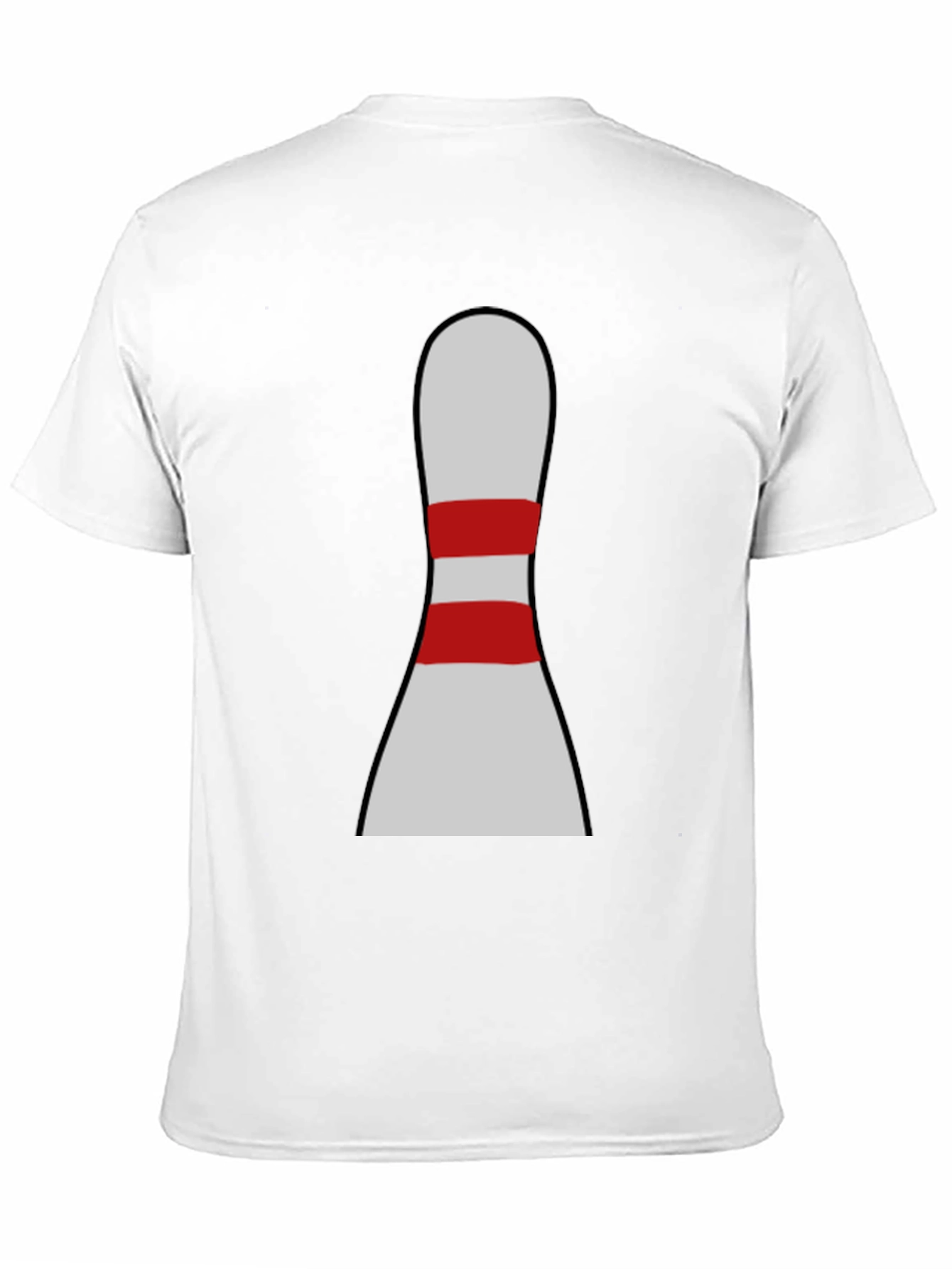 Bowling Pin Graphic Tee - Strike a Style!