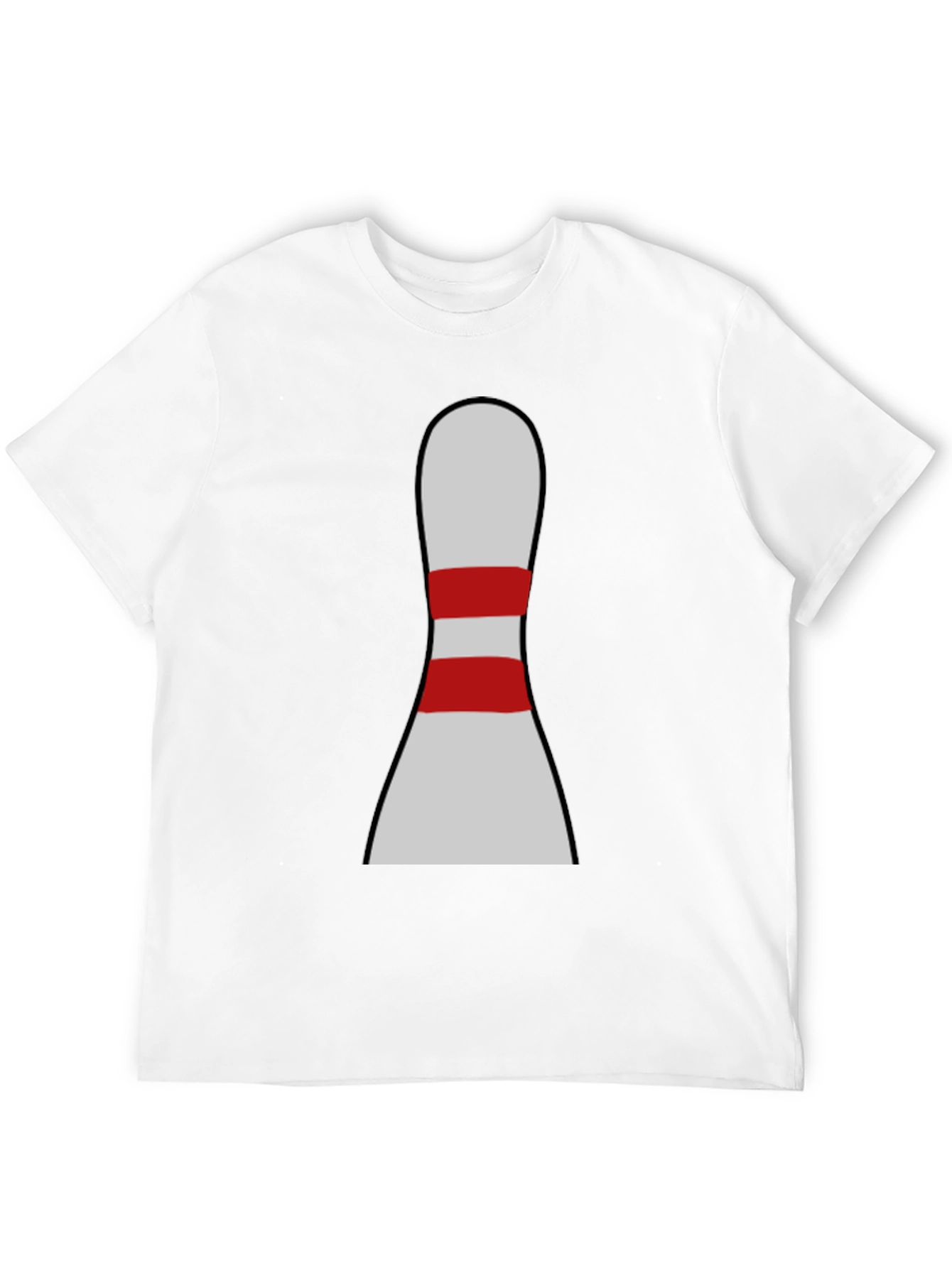 Bowling Pin Graphic Tee - Strike a Style!