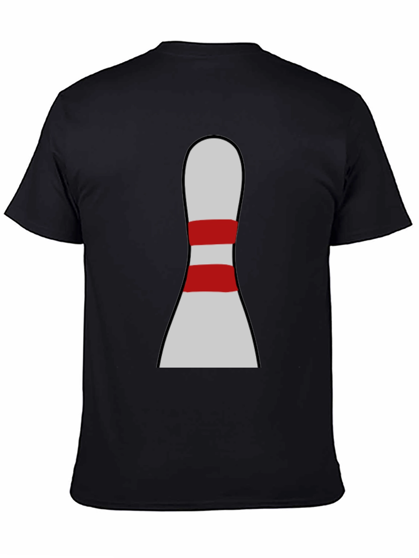Bowling Pin Graphic Tee - Strike a Style!