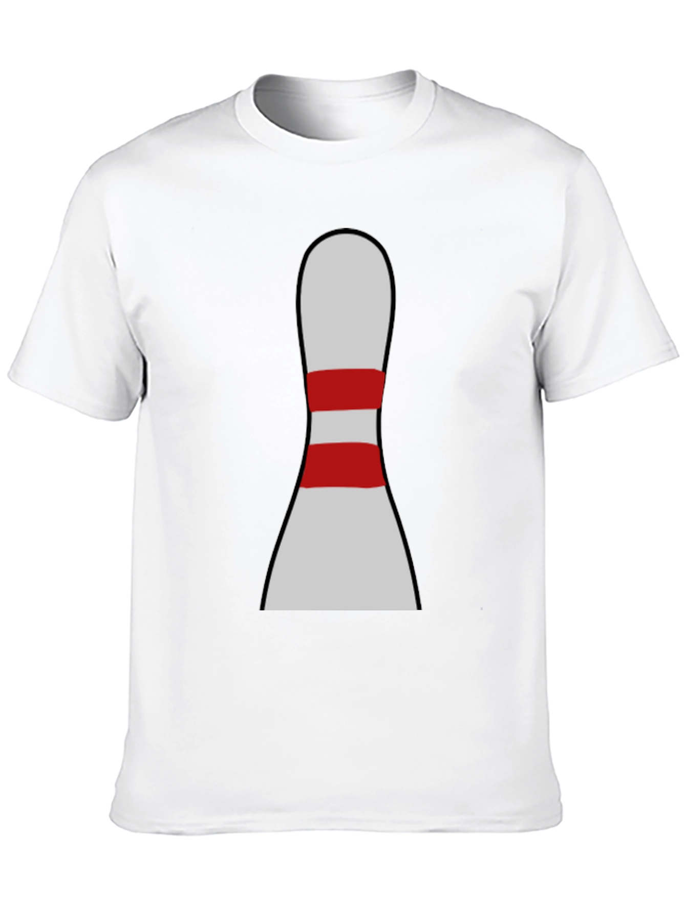 Bowling Pin Graphic Tee - Strike a Style!