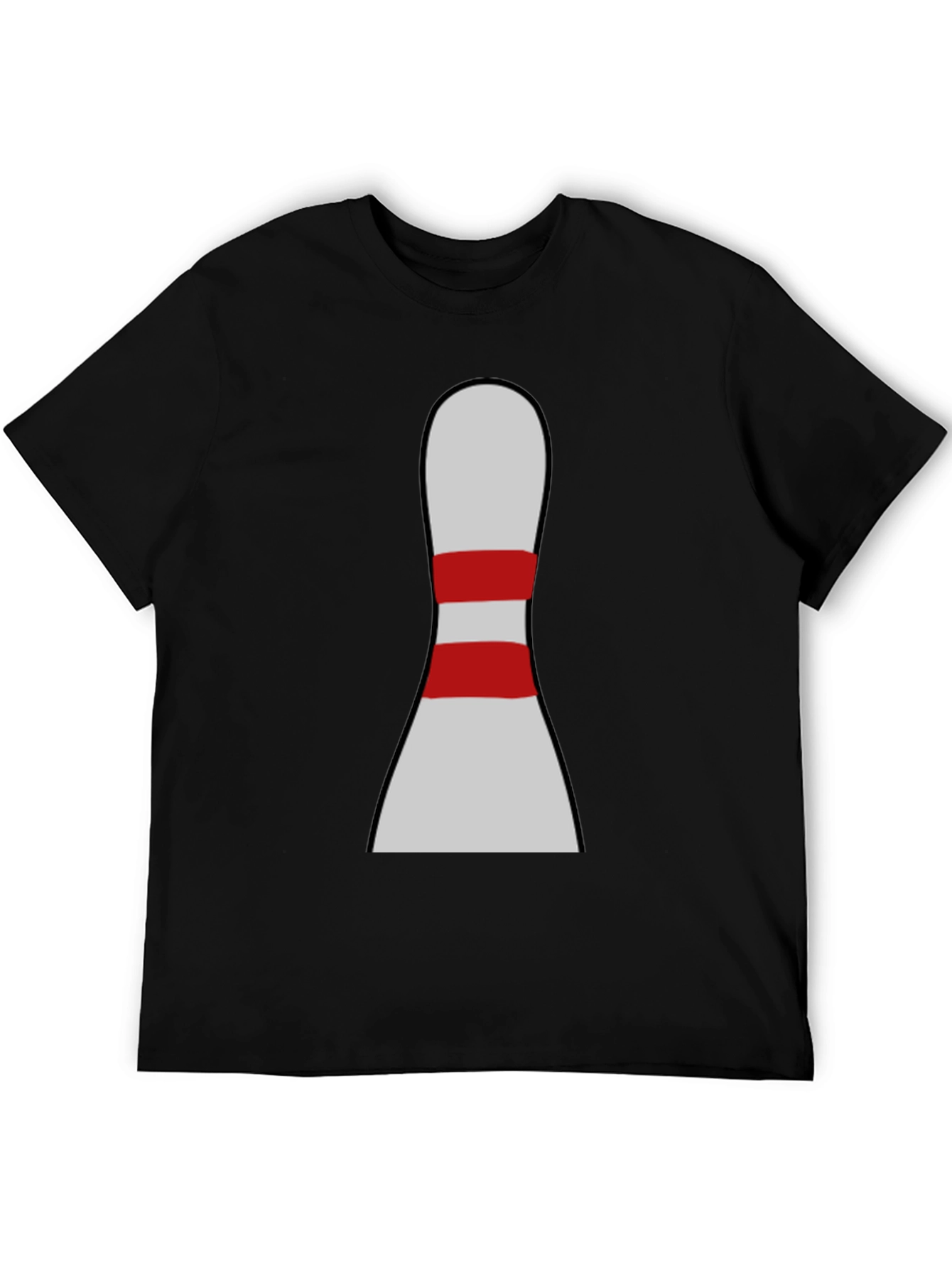 Bowling Pin Graphic Tee - Strike a Style!