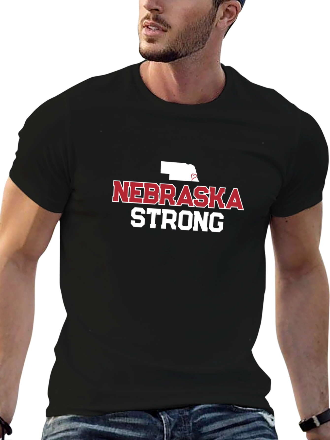 Nebraska Strong Graphic T-Shirt