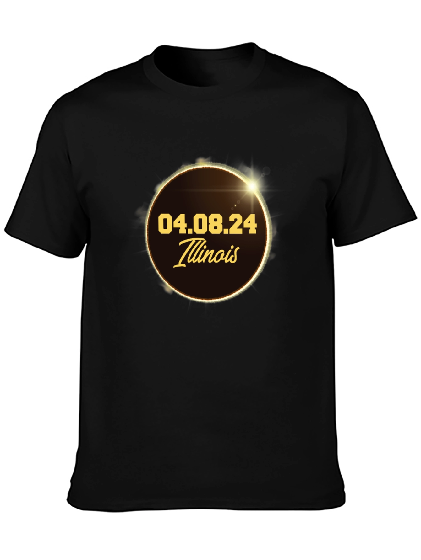 Illinois Eclipse April 8th 2024 T-Shirt