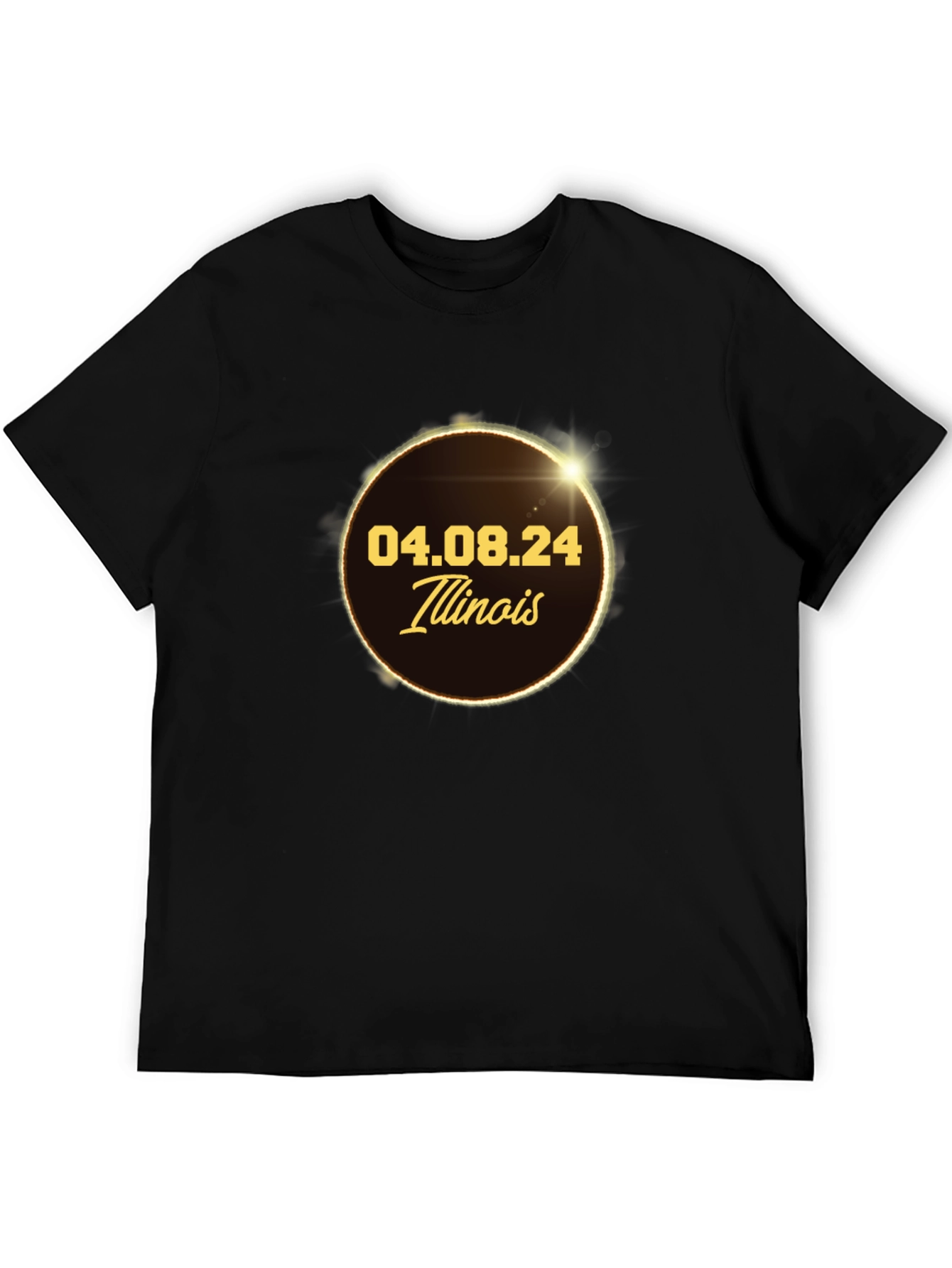 Illinois Eclipse April 8th 2024 T-Shirt