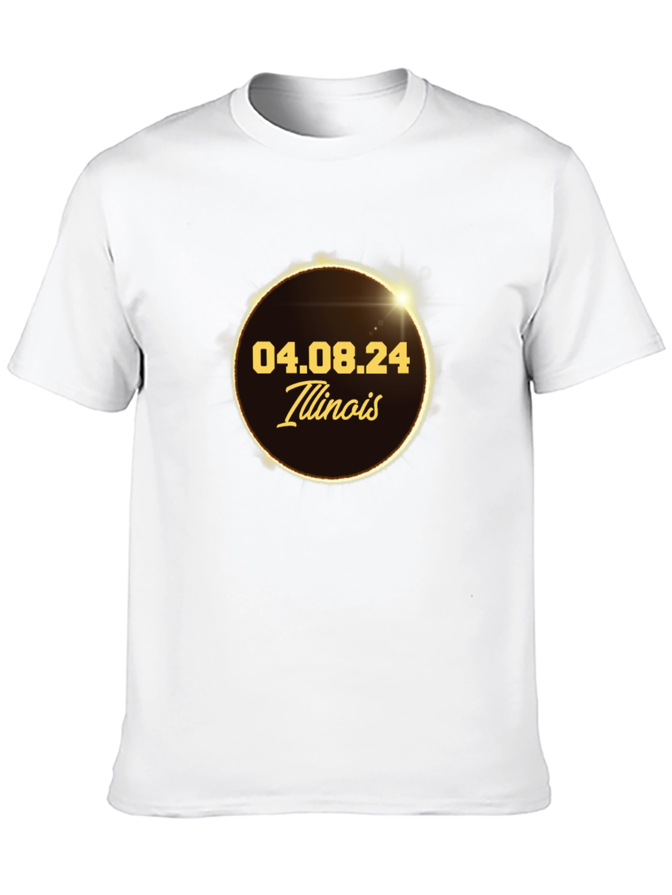 Illinois Eclipse April 8th 2024 T-Shirt