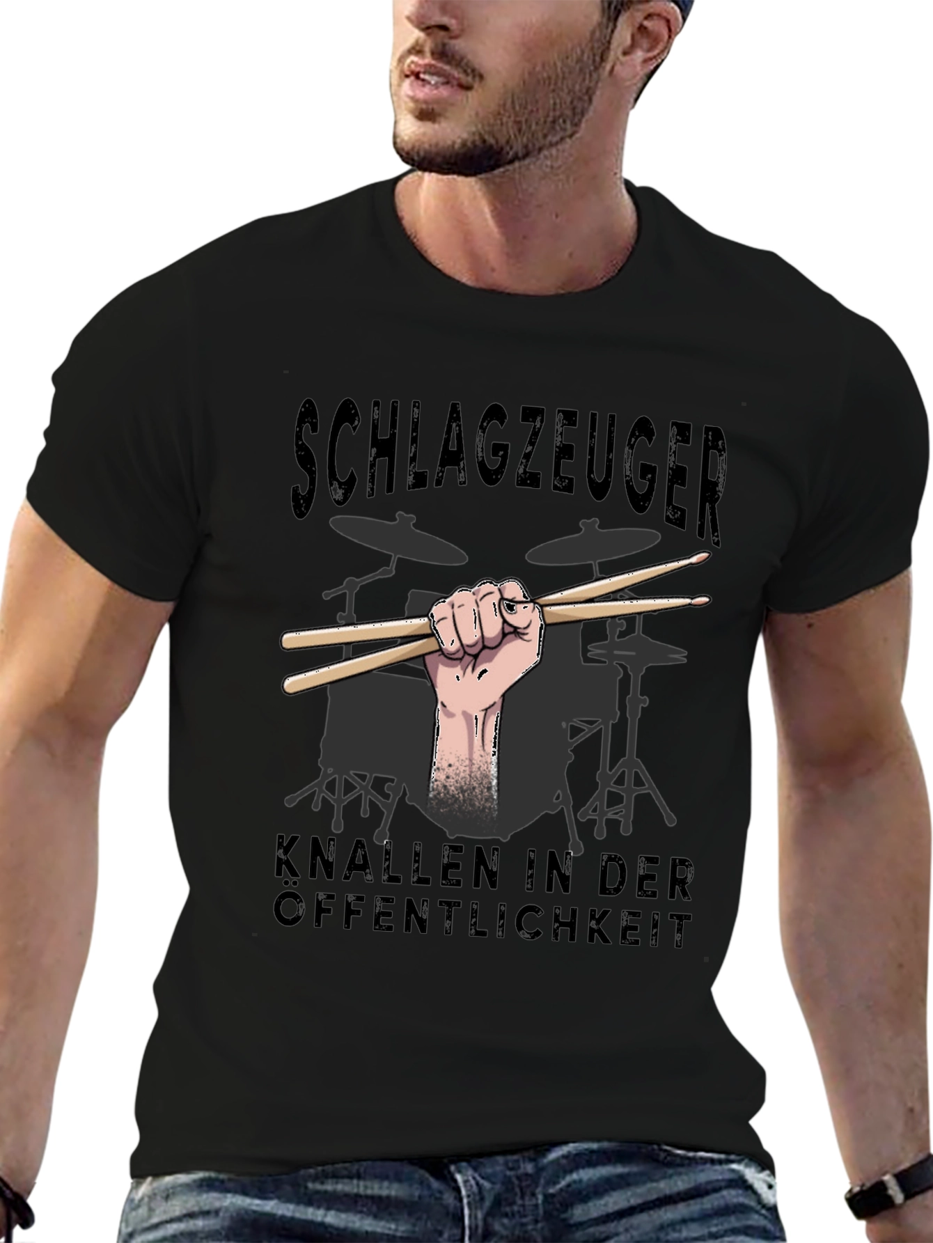 Schlagzeuger Drummer T-Shirt