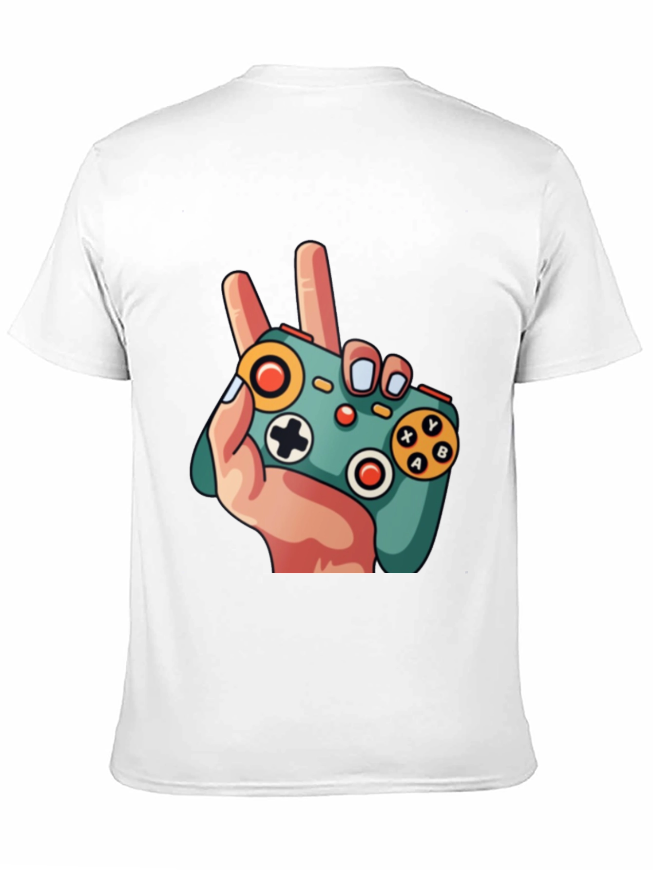 Gamer Peace Sign T-Shirt - Cool Controller Design