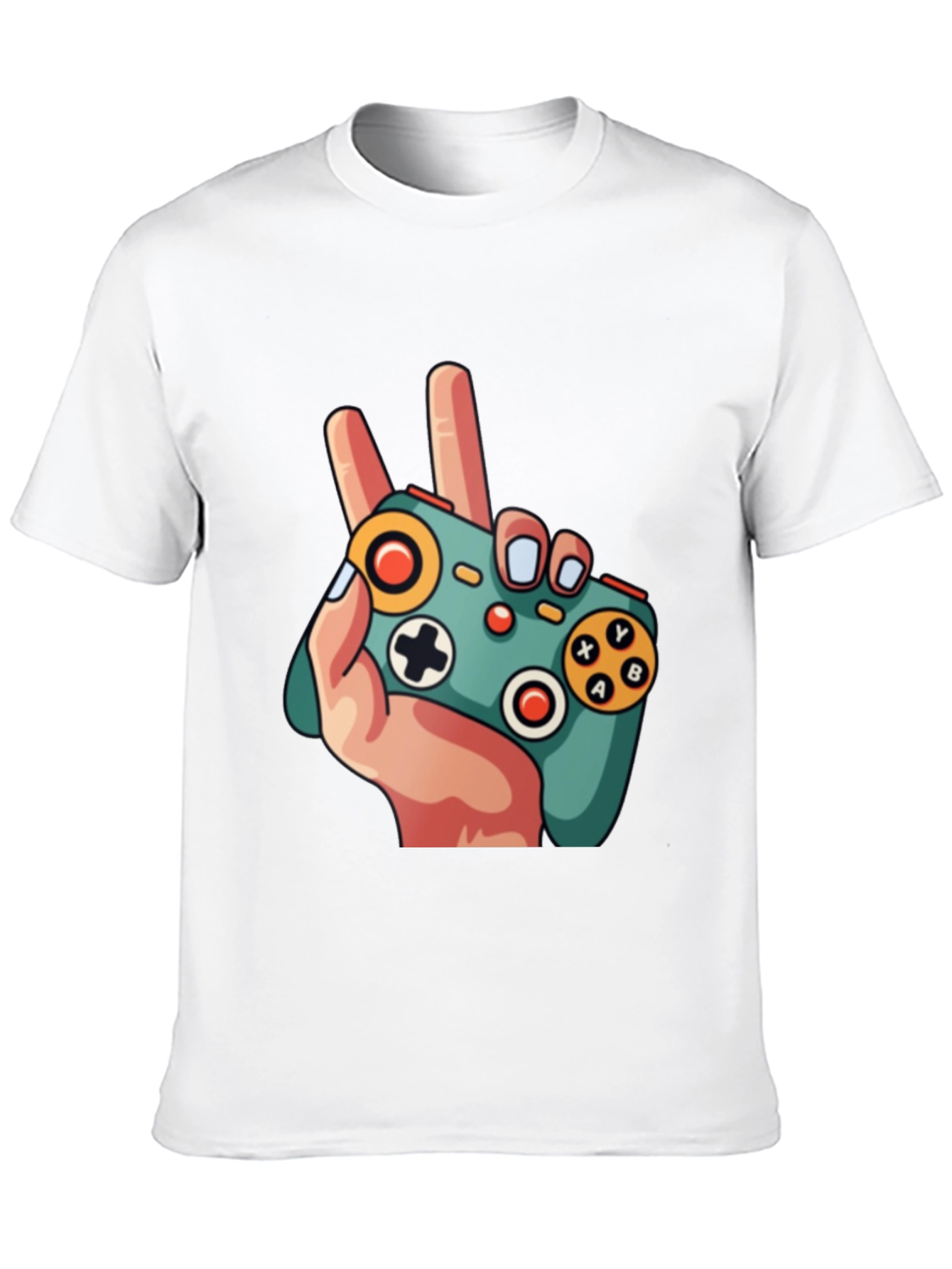 Gamer Peace Sign T-Shirt - Cool Controller Design