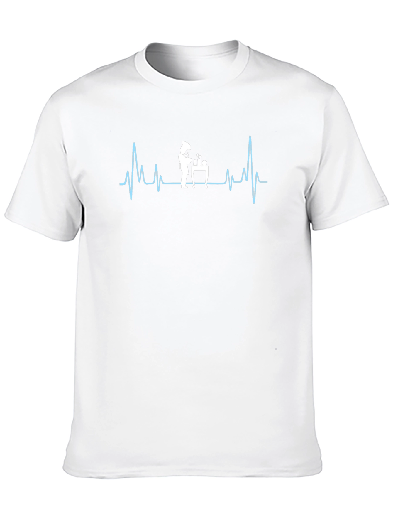 Chef Heartbeat T-Shirt - Cook Baker Culinary Passion!