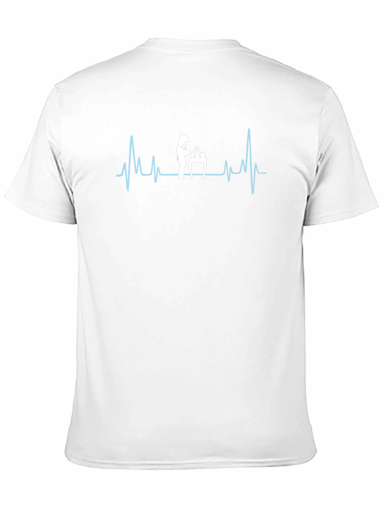 Chef Heartbeat T-Shirt - Cook Baker Culinary Passion!