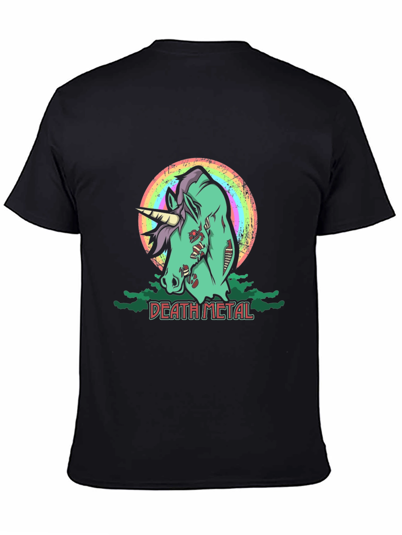 Zombie Unicorn Death Metal T-Shirt