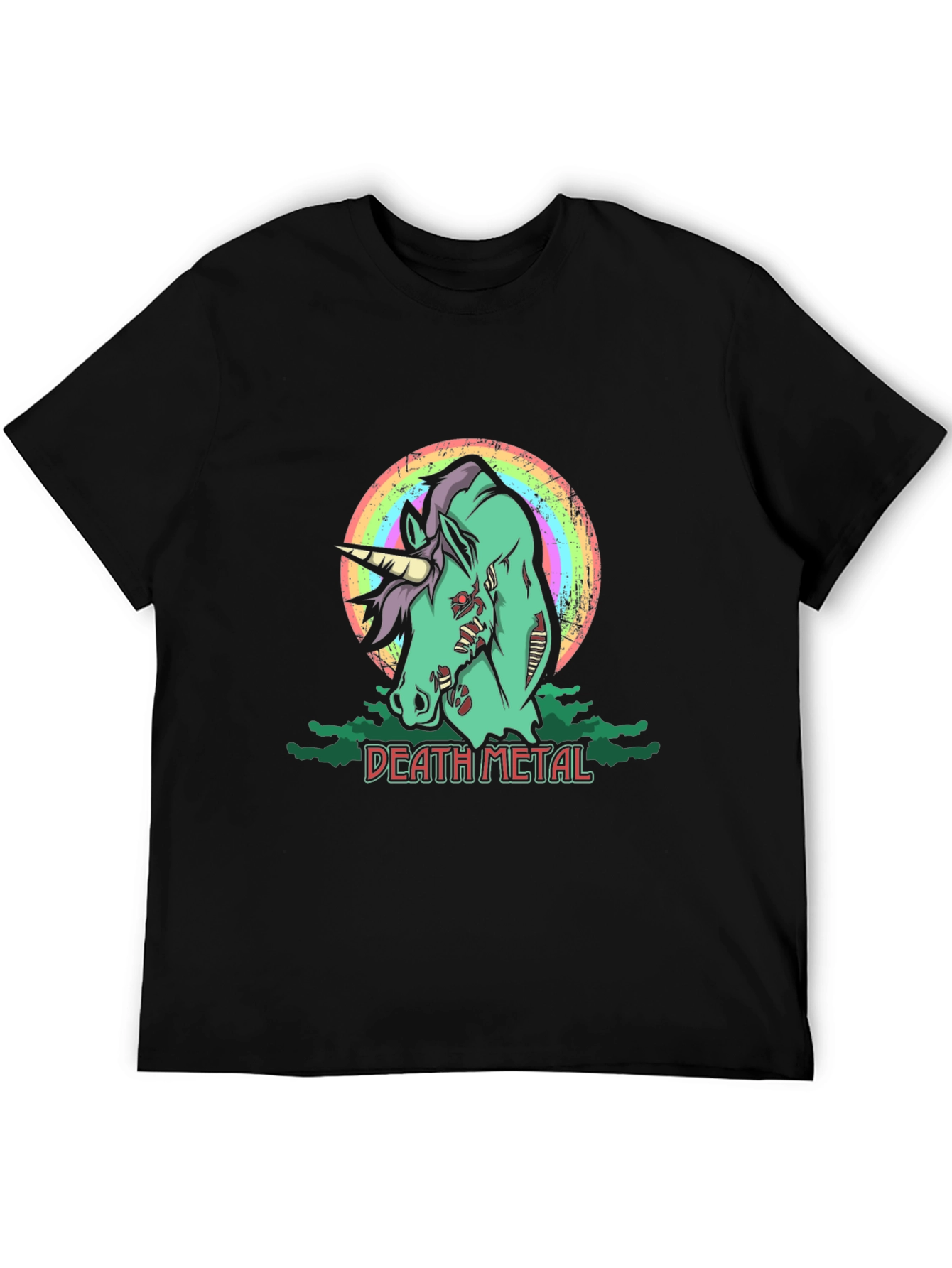 Zombie Unicorn Death Metal T-Shirt