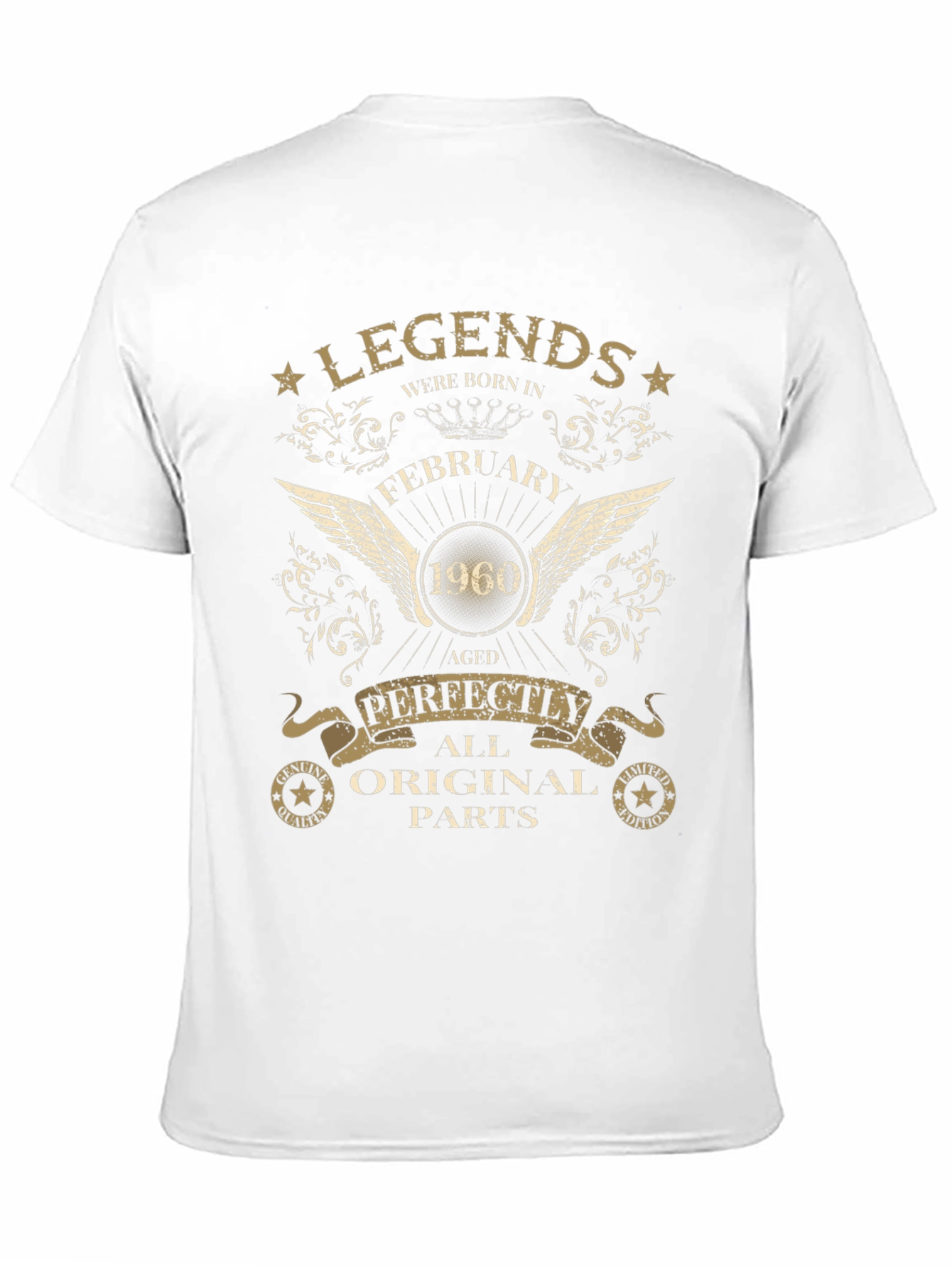 Legends Born in February 1960 Aged Perfectly T-Shirt