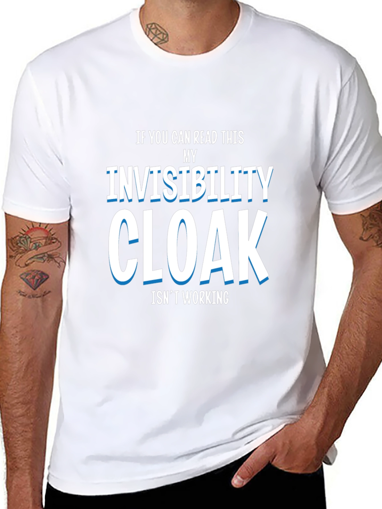 Invisibility Cloak T-Shirt - Funny Graphic Tee