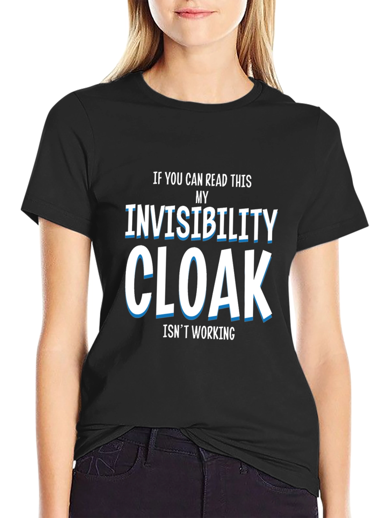 Invisibility Cloak T-Shirt - Funny Graphic Tee
